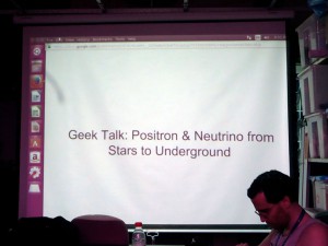 Positron & Neutrino from Stars to Underground by Data Ng